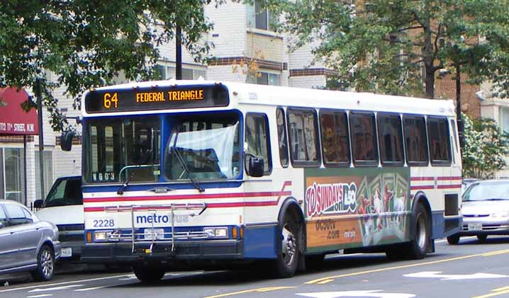 WMATA Metrobus Orion V 2228